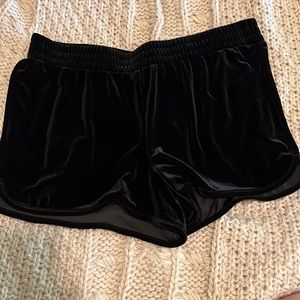 🖤 Mossimo Cheeky Velour Varsity Shorts Large